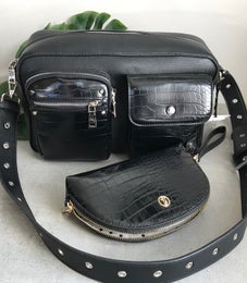 Coming Copenhagen &mdash; SAGA laukku&nbsp;| Caviar Black Croc
