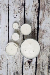 Klinta &mdash; Hierontakynttil&auml; XL | Skumppa & Roosa Greippi