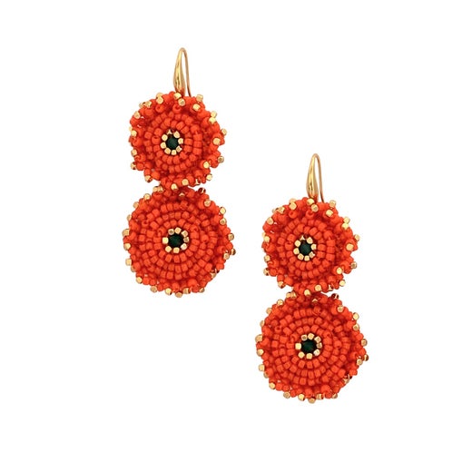 IBU Jewels &mdash; Pomme Hermes Orange  | Korvakorut